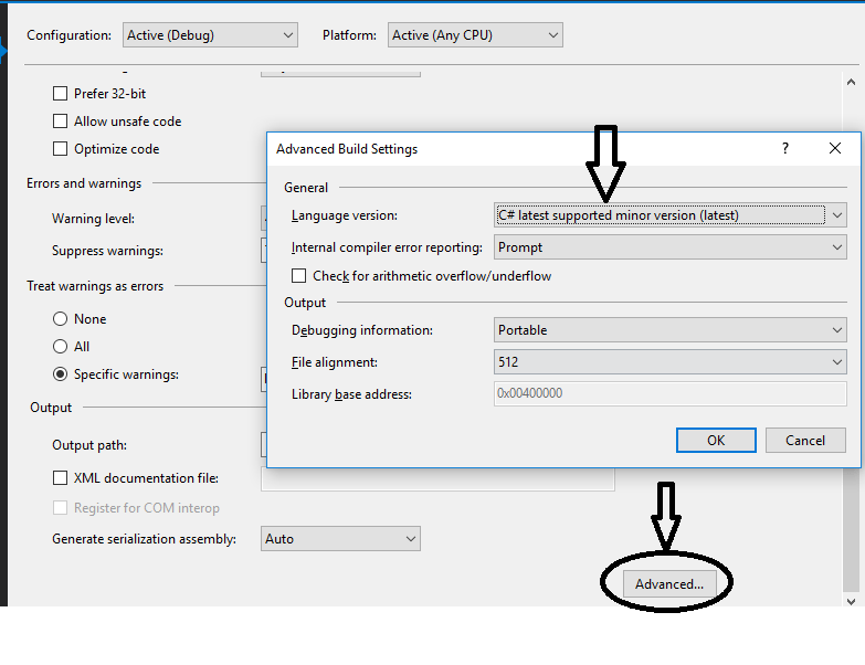 Select the C# Language Version - Franco Morales